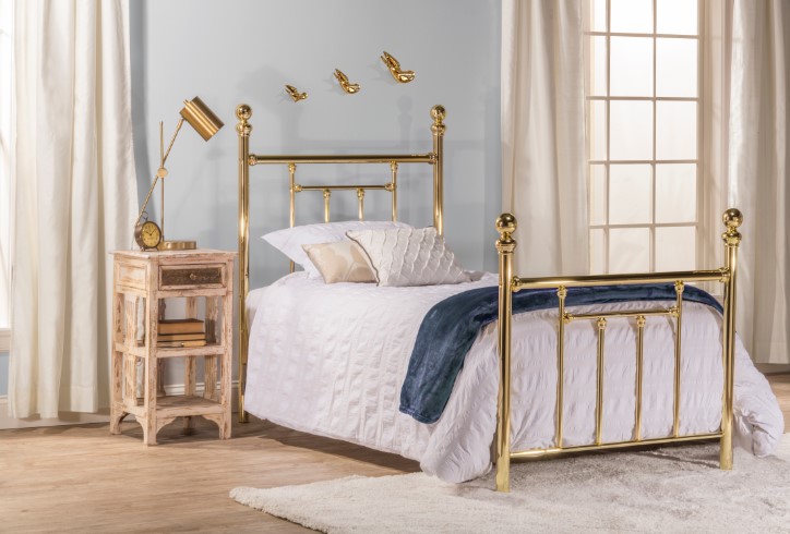 Brass twin bed frame hotsell