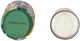 Sagebrook Home 4" Blue/Green/White Somewhere Else Boxed Candle-3