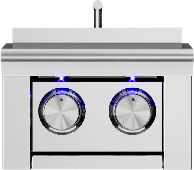 XO 13" Stainless Steel Built-In Double Side Burner-2