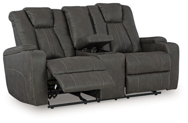 Signature Design by Ashley® Beaux Glider Reclining Loveseat-1