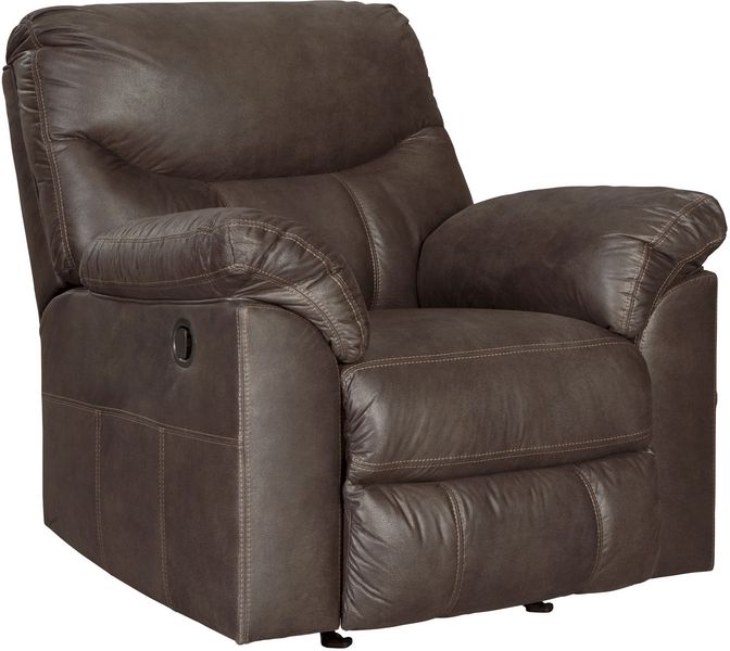Signature Design by Ashley® Boxberg Teak Rocker Recliner | Reid's ...