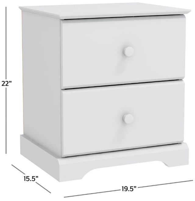 HH2 Home Campbell White Nightstand-2