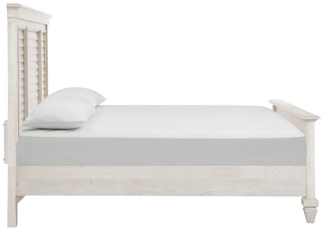 Magnussen Home® Newport Alabaster California King Shutter Panel Bed-3
