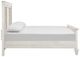 Magnussen Home® Newport Alabaster California King Shutter Panel Bed-3
