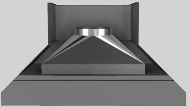Vent-A-Hood® 54" Gunsmoke Euro-Style Wall Mounted Range Hood-4