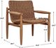 Uttermost® Sumba Golden Flax Wicker/Wood Indoor-Outdoor Lounge Chair-1