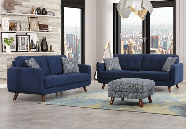 Mazin Furniture Noma Blue/Grey Storage Ottoman-2