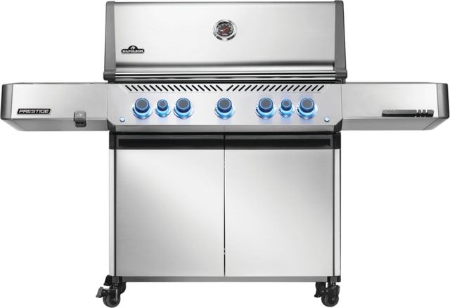 Napoleon Prestige® P665RSIB 7-Burner Stainless Steel Freestanding Natural Gas Grill-0