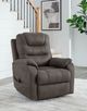 Signature Design by Ashley® Snowfield Gunmetal Power Lift Recliner-5