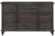 Magnussen Home® Calistoga Weathered Charcoal Drawer Dresser-3