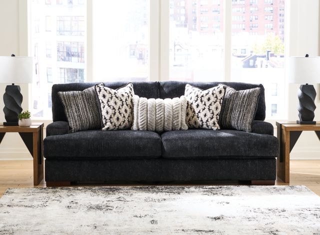Benchcraft® Whitmore Manor Black Pearl Sofa-1