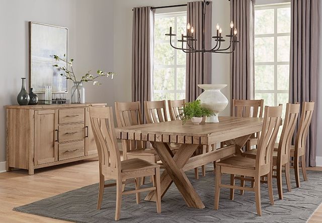 Artisan & Post by Vaughan-Bassett Dovetail Bleached White 96'' Dining Table-1