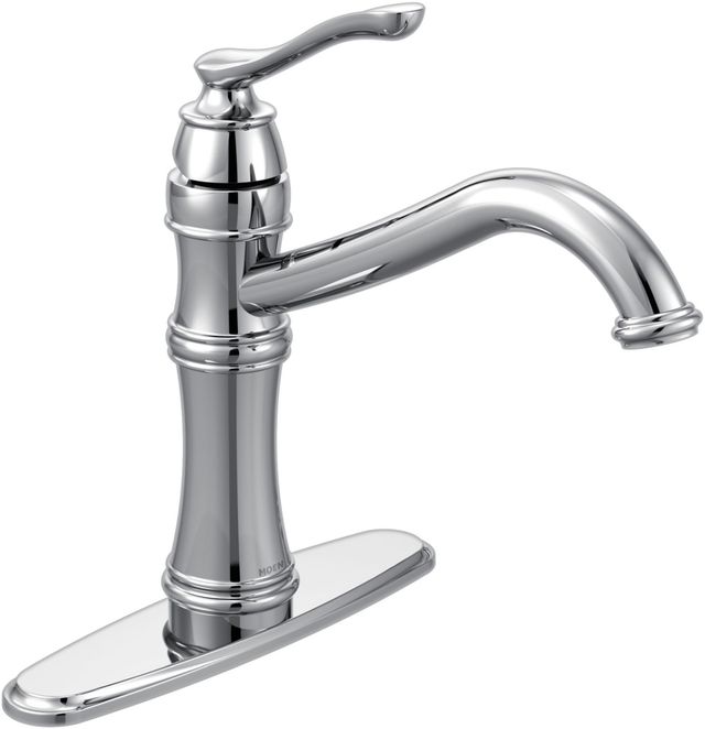 Moen® Belfield™ Chrome One-Handle High Arc Kitchen Faucet-1