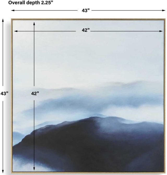 Uttermost® Cold Shoulder Hand Painted Landscape Art-2