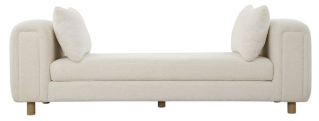 Uttermost® Repose Ivory Oversized Bench-3