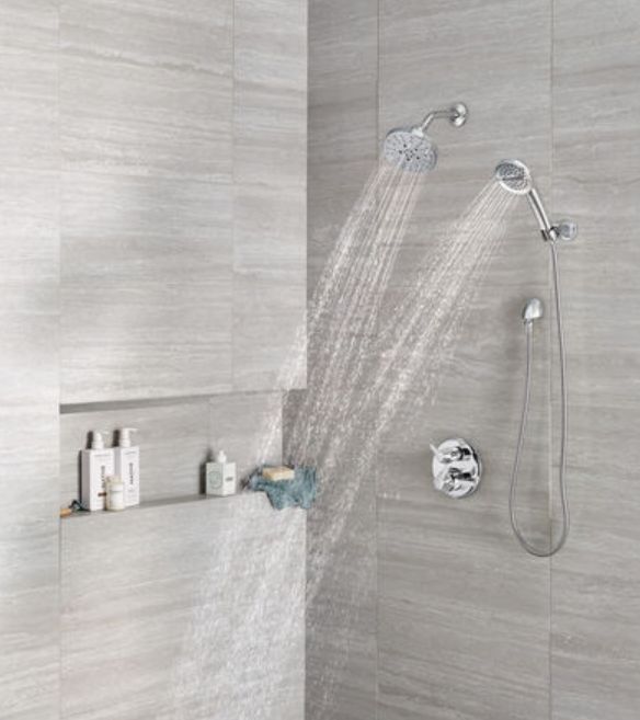 Delta Galeon® 17S Lumicoat® Chrome 3-Setting Integrated Diverter Trim-3