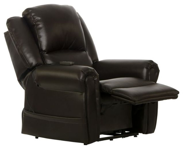 Catnapper® Cosset Espresso Power Lift Assist Lay-Flat Recliner with Power Adjustable Headrest, Heat, and Massage-2