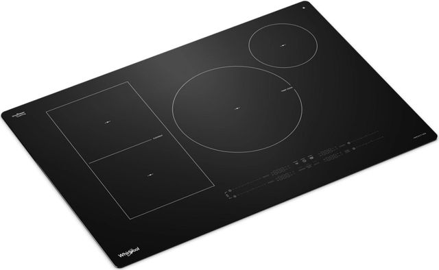 Whirlpool® 30" Black Intelligent Induction Cooktop with Temp Cook™ Technology and WipeClean™ Coating-1