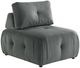 Elements International Nahla Light Gray Modular Chair-0