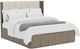 Riverside Furniture Sariel Designer Espresso Queen Upholstered Panel Bed-0