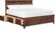 Archbold Furniture Customizable Portland King Plank Storage Bed-0