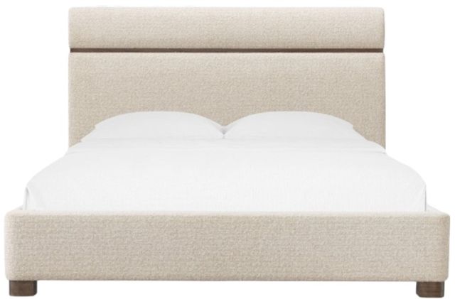 Hooker® Furniture Eleana Hanalei Oat California King Upholstered Panel Bed-2