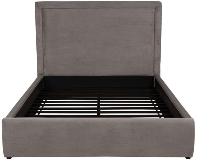 Coaster® Lawson Mushroom Queen Upholstered Platform Panel Bed-2