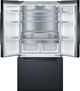 Bosch 800 Series 21.0 Cu. Ft. Black Stainless Steel Built In French Door Refrigerator-2