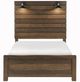 Mazin Furniture Conway Antique Brown Eastern King Bed-3