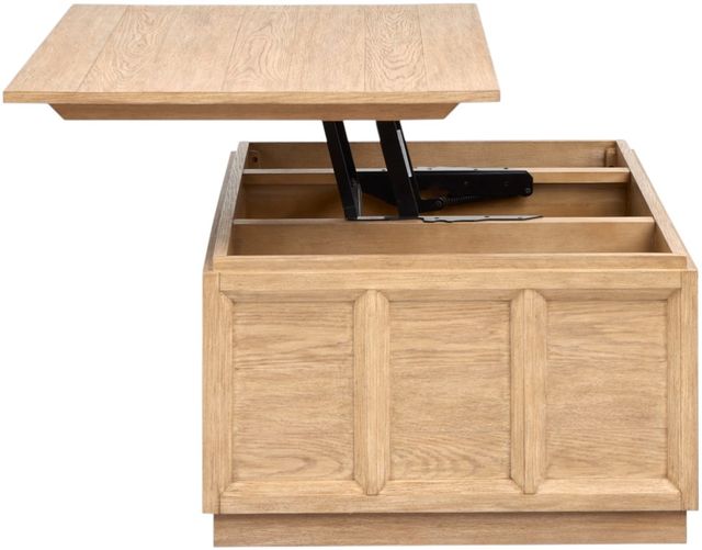 Magnussen Home® Burnham Sable Dusk Lift Top Storage Cocktail Table with Casters-3