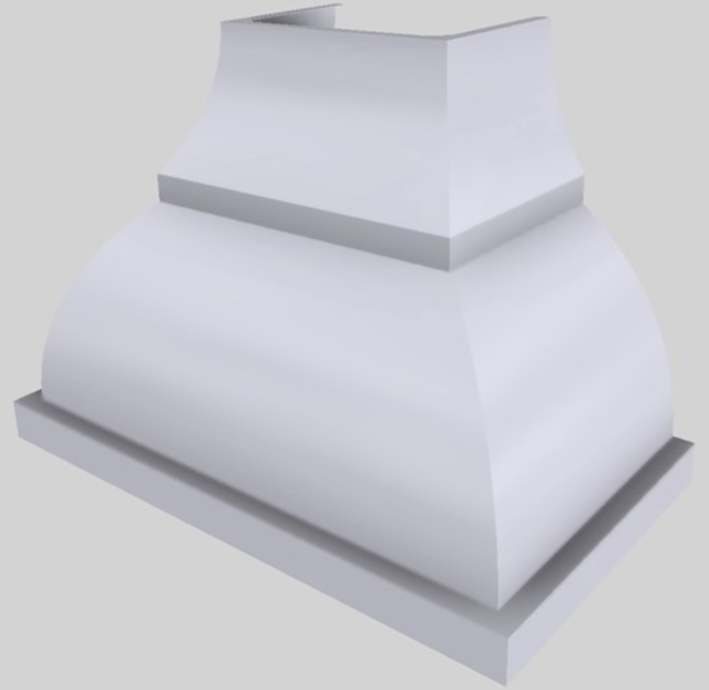 Vent-A-Hood® Designer Series 42" White Wall Mounted Range Hood-1
