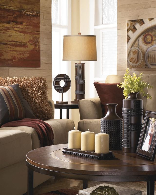 Signature Design by Ashley® Oriel 2-Piece Antique Copper Poly Table Lamps-3