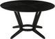 Armen Living Santana Black Round Dining Table-3