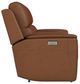 Flexsteel® Henry Caramel Power Reclining Loveseat with Console and Power Headrests-2