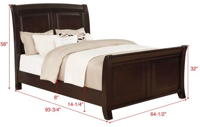 Crown Mark Kenton Black Bed-2
