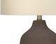 Monarch Specialties Inc. 27"H Grey Ceramic Table Lamp-2