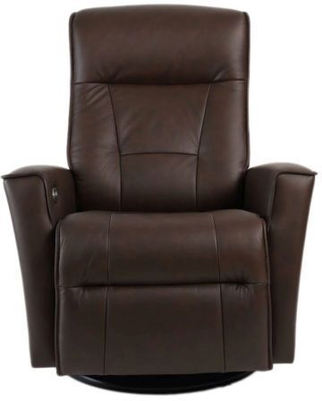 Fjords® Relax Harstad Mocha Large Dual Motion Swivel Recliner-2