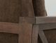 International Furniture Direct Walnut Brown/Reddish Brown Accent Chair-2