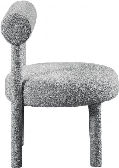 Meridian Furniture Parlor Grey Boucle Accent Chair-3