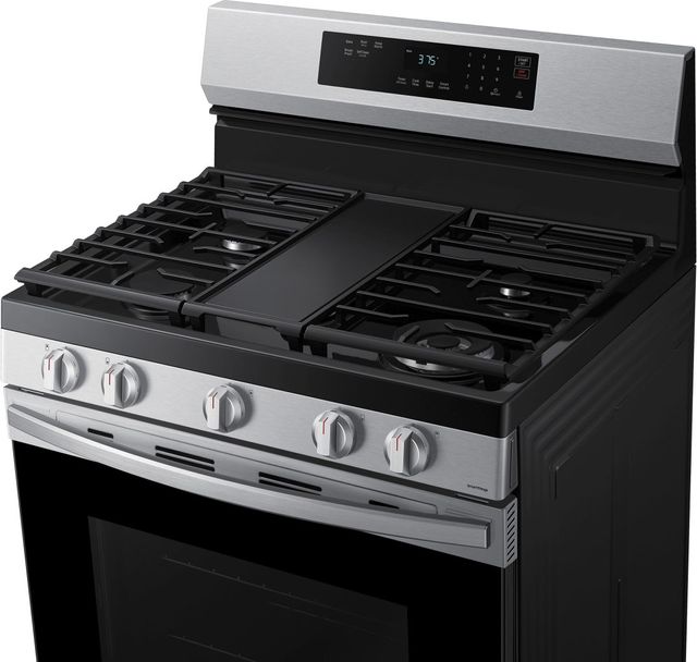 Samsung 30" Stainless Steel Smart Freestanding Gas Range-3