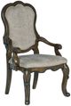 Signature Design by Ashley® Maylee Dark Brown Upholstered Dining Arm Chair-0