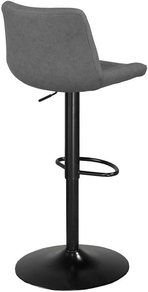 Brassex Inc. 2-Piece Black/Grey Adjustable Stool-1