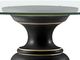 Najarian Furniture Sorento Glass Top Dining Table with Black Base-1