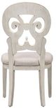 Liberty Furniture Farmhouse Reimagined Antique White/Khaki Splat Back Side Chair-2