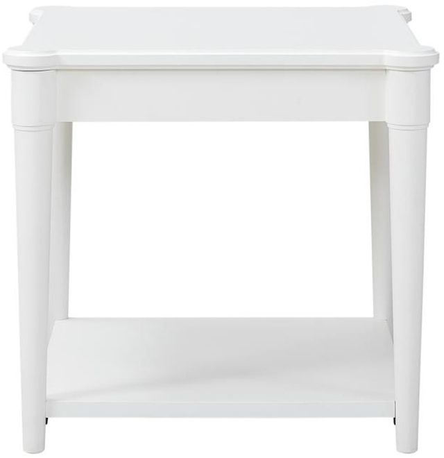 Bernards Citrus Heights White End Table-3