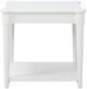Bernards Citrus Heights White End Table-3
