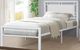 Titus Furniture White 39" Twin Platform Bed-0