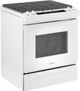 Whirlpool® 30" White Slide-In Gas Range with Frozen Bake™ Technology-2