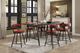 Homelegance® Appert Red Swivel Counter Chair-1