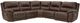 Signature Design by Ashley® Dunleith 5-Piece Chocolate L-Shape Power Reclining Sectional-0